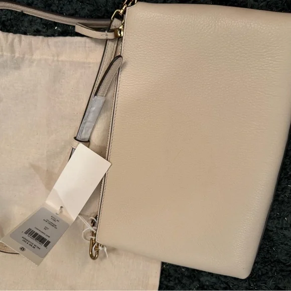 Tory Burch Mercer  Beige Crossbody Bag new - Picture 4 of 7